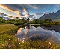 1500 Pièces Jigsaw Puzzle - Idéal pour Un Cadeau - Rive lac Montagnes 87x57cm