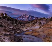 1500 Pièces Jigsaw Puzzle - Idéal pour Un Cadeau - Ruisseau de Montagne au crépuscule 87x57cm