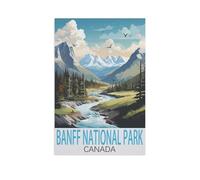 1500 Pieces Landscape Puzzles DIY，Banff National Park Canada，Jigsaw Creativity Toys for Kids Adults（57x87cm）-FV14