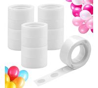 1500 Pieces Points de Colle Ballon, 15 Rouleaux Pastilles Adhésives Double Face pour Ballon, Colle Ballon Ruban Autocollant Points, Amovible Autocollant Point Adhésif pour DIY, Mariage, Anniversaire