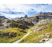 1500 Pièces,pour Adultes et Enfants à Partir de 14 Ans Puzzle - Montagnes Roches Pierres 87x57cm