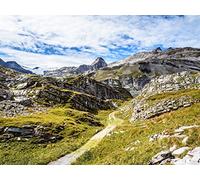 1500 Pièces,pour Adultes et Enfants à Partir de 14 Ans Puzzle - Montagnes Roches Pierres 87x57cm