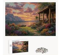 1500 Pièces Puzzle Adulte - Fabrication en Bois Robuste (Pièces Standards) - Océan & Cabine - 87 x 57 cm - Décoration Murale et Détente - Article de Loisir Créatif pour Les 14 Ans et Plus P3#185