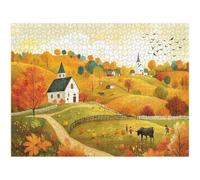 1500 Pièces Puzzle Adulte Paysage & Rural Puzzle en Bois Robuste 1T#342