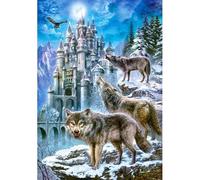 1500 Pièces Puzzle, Loups Et Château, Castorland 151141