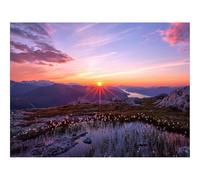 1500 Pièces Puzzles Classiques pour Adultes et Enfants-Déclin,lac,Pierres 87x57cm