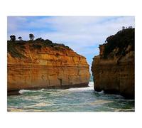 1500 Pièces Puzzles Classiques pour Adultes et Enfants-Falaises,côte,mer 87x57cm