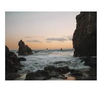 1500 Pieces Puzzles en Bois pour Adultes-Océan,Vagues,Rochers,Côte,Rivage 87x57cm