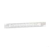 150000 Règle de coordonnées géographiques avec échelle de latitude et de longitude pour mesurer la distance sur les cartes, matière plastique avec marquage clair (47 cm)
