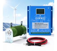 15000W Contrôleur de Charge Solaire avec Éolienne, Régulateur Hybride 24V/48V