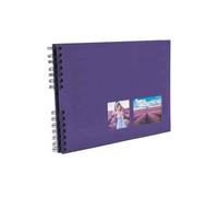 [15005E] EXACOMPTA Album photos à spirales MILANO 320 x 220 mm,violet