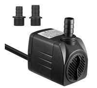 1500L/H Pompe à Eau Submersible, 25W Ultra Silencieuse Pompe d'aquarium avec Combustion à Sec 48hs
