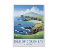 1500Pcs，Isle of Colonsay Scotland，Jigsaw Adult Decompression Game Puzzle Students Toy for Children Christmas Birthday Gifts（57x87cm）-ET44