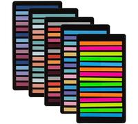 1500PCS Marque Page Adhésif Autocollantes Onglets d'Index Étiquettes d'Index Marqueurs Adhésifs Multicolore Fournitures Papeterie Scolaires Bureau 0.4 x 5cm