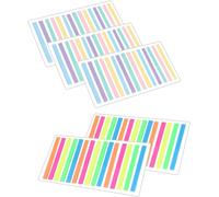 1500pcs Marque Page Adhésif Autocollantes Onglets D'index Étiquettes D'index Marqueurs Adhésifs Multicolore Fournitures Papeterie Scolaires Bureau - Coloré[X689]