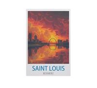 1500Pcs，Saint Louis Missouri，Jigsaw Adult Decompression Game Puzzle Students Toy for Children Christmas Birthday Gifts（57x87cm）-GC5
