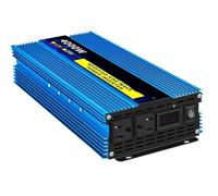 1500W/3000W/4000W DC12V to AC110V 60Hz Portable Car Power Inverter Charger Converter Adapter US Socket Auto Accessories (200W-Blue)