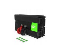 Green Cell INV25 adaptateur de puissance & onduleur Auto 1500 W Noir