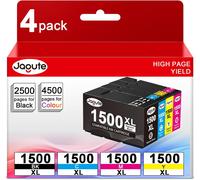 1500XL Cartouches d'encre pour Canon PGI-1500XL PGI-1500 Remplacement pour Canon Maxify MB2050 MB2150 MB2750 MB2000 MB2755 MB2155 MB2300 MB2350, 10 Pack (4Noir, 2 Cyan, 2 Mégenta, 2 Jaune)