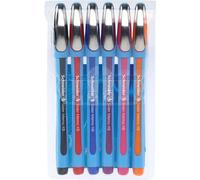 [150296] Schneider Stylo à bille Slider Memo XB Pochette 6 pièces