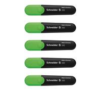 [1504-5] SCHNEIDER Lot de 5 Surligneurs Job vert