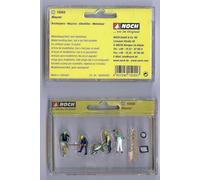 Noch Figurines de maçons 15055 H0 – 5 pièces avec accessoires (1:87)