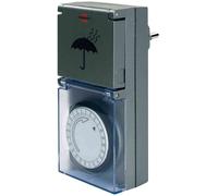 [1506460] brennenstuhl Minuterie journalière mécanique "Mz 44 de" Ip44, Gris