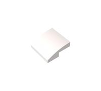 15068 Brique Cintrée Pente Courbe 2x2x2/3 50 Pièces GDS-659 Compatible avec Lego Briques de Construction Couleur:Bianco 1