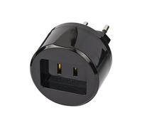 Brennenstuhl Adaptateur secteur de voyage 1508500010 USA/Euro avec fusible noir