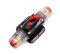 150A 125A 80A 50A 30A 12V/24V voiture camion bateau Modification Audio amplificateur stéréo disjoncteur réinitialisation automatique porte-fusible interrupteur Interrupteur automatique (Color : 125a