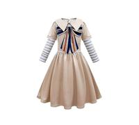 (150cm,1 piece set)M3gan Cosplay Costume Dress For Kids Girls Ai Doll Robots Two Thousand And Twenty-three Megan Dresses Uniform Costumes GuanGuan