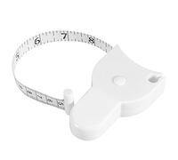 150cm/60in Blanc Portable Mètre à Ruban Précis avec Poignée Règle Rétractable pour la Mesure de la Forme Physique du Corps