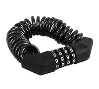 150cm Cadenas de Casque Moto 4.5mm,Cadenas Velo Antivol,Antivol Velo Code,Bike Lock,Alliage de Zinc,Convient aux Vélos,Motos et Scooters,Avec Code à 4 Chiffres