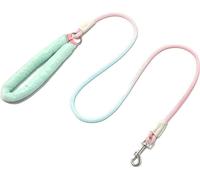 150cm Longue laisse de chien en nylon pour le dressage, Longue laisse de chiot pour l'entraînement à l'obéissance, le camping, corde de chiot avec poignée confortable(vert)