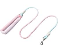 150cm Longue laisse de chien en nylon pour le dressage, Longue laisse de chiot pour l'entraînement à l'obéissance, le camping, corde de chiot avec poignée confortable(Rose)