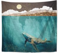 150cm x 200cm coucher de soleil tapisserie arbre tissu tapisserie montagne tenture murale psychédélique nature paysage tapisserie décoration pour chambre salon,couleur 15