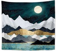 150cm x 200cm coucher de soleil tapisserie arbre tissu tapisserie montagne tenture murale psychédélique nature paysage tapisserie décoration pour chambre salon,couleur 02