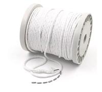 150g Fil de Plomb pour Rideaux 5m, Tresse de Plomb pour Rideaux, Fil de Poids de Rideau de Gaze Moustiquaire, Convient aux Rideaux, Rideau de Douche Nappe Tapis de Bain Moustiquaire (5M)