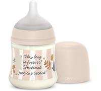 150ml Bottle With Symmetrical Nipple Sx Pro Slow Flow Silicone (S),With Anti-Colic Valve,Ultra-Soft Thin Silicone. Babies +0 Months And Newborns,Wonderland Pink