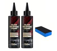 150ML Nettoyant Vitre Voiture, Film Oléophobe Pour Vitres D'automobiles, Nettoyant Pour Pare-brise De Voiture, Nettoyant Spécial Vitres et Miroirs, Idéal Contre la Poussière et la Pluie (1, 2pcs)