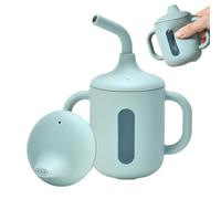 150ml Silicone No Spill Sippy Cup Multifunctional Straw Drinkware | Children Training Cup for Dining Room Picnic Travel Camping School Kindergarten Classroom