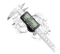150MM 200MM 300MM Digital Caliper Large LCD Screen Caliper Metal Vernier Digit Caliper Gauge Measurement Tool(0-300mm)