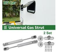 150mm/5.91" Vérins à gaz 22N Vérins à gaz ton argent Acier au carbone Lot de 2 Coffre à outils pour camping-car Couvercle de la boîte de rangement Couverture de la porte du placard