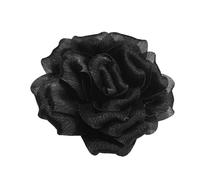 150mm Broche Fleur Camélia Élégante - Épingle à Revers En Tissu Texturé, Accessoire De Mode Pour Femme Et Homme, Idéal Pour Mariage, Fête, Costume Et Robe, Cadeau Festif