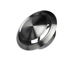Ø 150mm Diffuseur d'alimentation/Extraction - Vanne à Disque Réglable - Grille de Ventilation Ronde en Acier Inoxydable