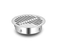 150mm Drain De Plancher, Siphon De Sol Anti-Blocage De Balcon En Acier Inoxydable, Siphon De Sol Pour Douche, Rond Anti-Blocage, Pour Utilisation Dans La Cour ExtéRieure(304 material,50mm(2in))