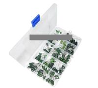 150PCS 15 Values Polyester Film Capacitor Assortment Box Kit 0.33NF 2A331J 470NF 2A474J 2A102J 2A393J 2A474J 2A821J each 10PCS AUOQKQUT