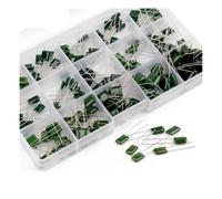 150Pcs 15Values Polyester Film Capacitor Assortment Box Kit 0.33NF 2A331J 470NF 2A474J 2A821J 2A102J 2A393J 2A474J AUOQKQUT
