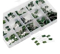 150Pcs 15Values Polyester Film Capacitor Assortment Box Kit 0.33NF 2A331J 470NF 2A474J 2A821J 2A102J 2A393J for Arrival 2025 High for Capacitance Meters