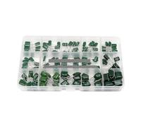 150pcs 15Values Polyester Film Capacitor Assortment Kit with Box 2A331J 2A471J 2A102J 2A103J 2A223J 2A104J 2A154J 2A224J 2A474J AUOQKQUT